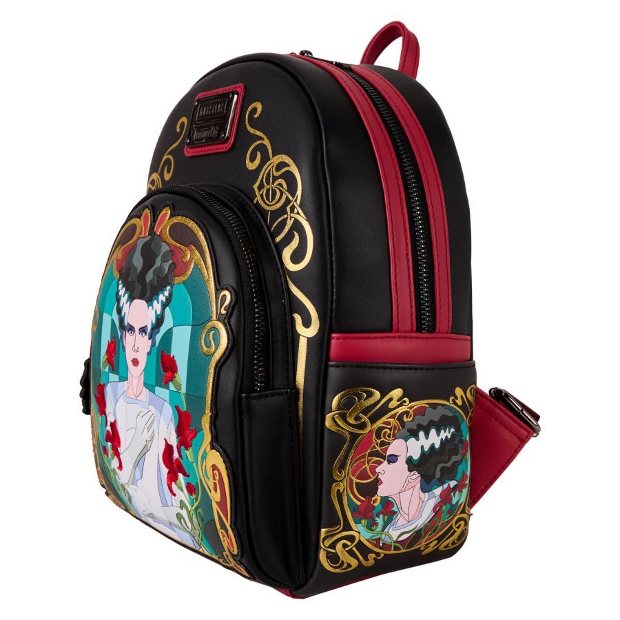 Universal Monsters - The Bride Of Frankenstein Stained Glass Mini (Loungefly Backpack)