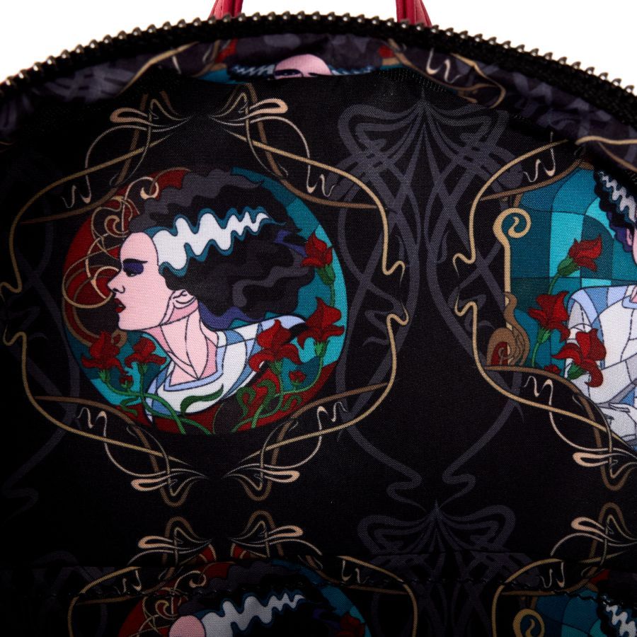 Universal Monsters - The Bride Of Frankenstein Stained Glass Mini (Loungefly Backpack)