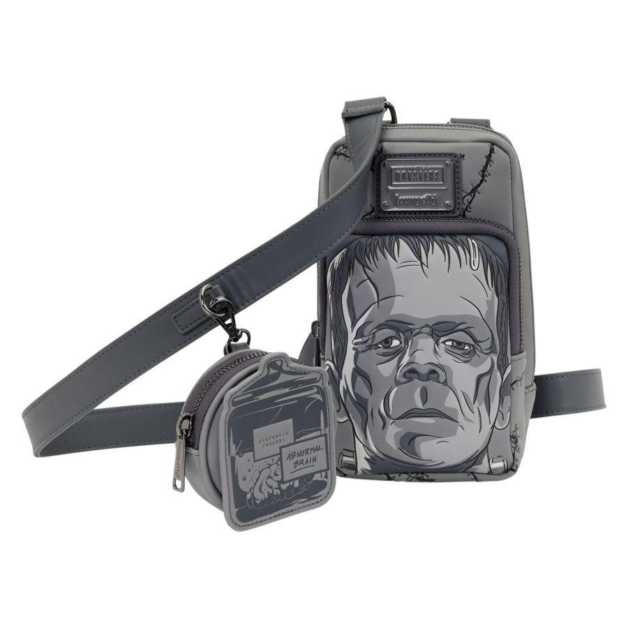 Universal Monsters - Frankenstein With Coin Bag (Loungefly Crossbody Bag)
