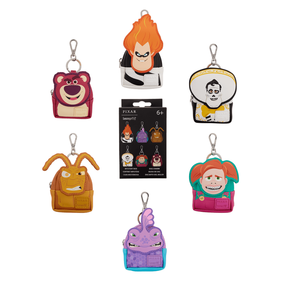 Disney Villains - Mystery Loungefly Backpack Keychain Charm Assortment (Display of 15)