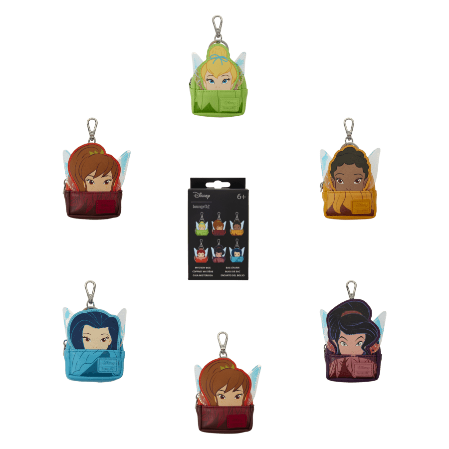 Disney Fairies - Mystery Loungefly Backpack Keychain Charm Assortment (Display of 15)