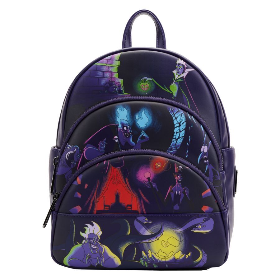 Disney Villains - Triple Pocket Glow Mini (Backpack)