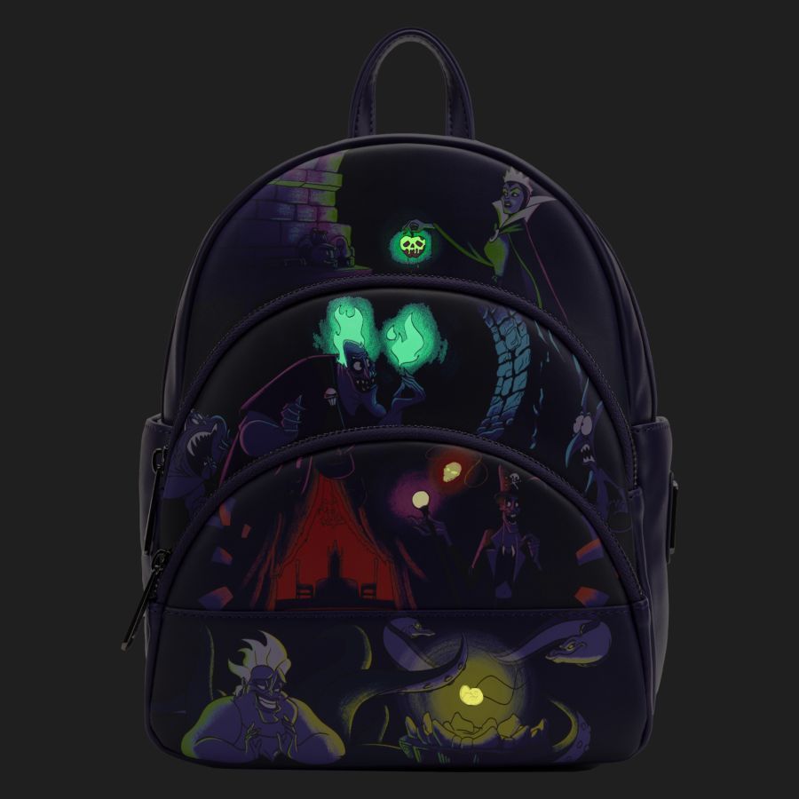 Disney Villains - Triple Pocket Glow Mini (Backpack)