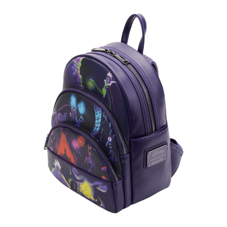 Disney Villains - Triple Pocket Glow Mini (Backpack)