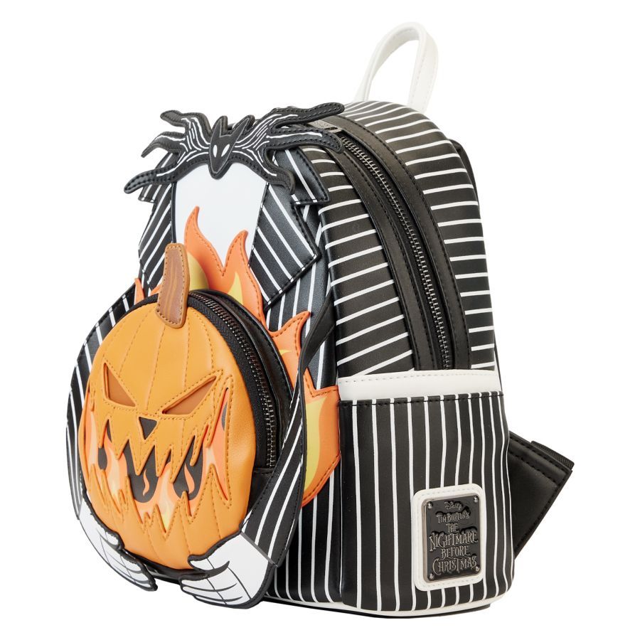 The Nightmare Before Christmas - Jack Pumpkin Glow Head Mini (Loungefly Backpack)