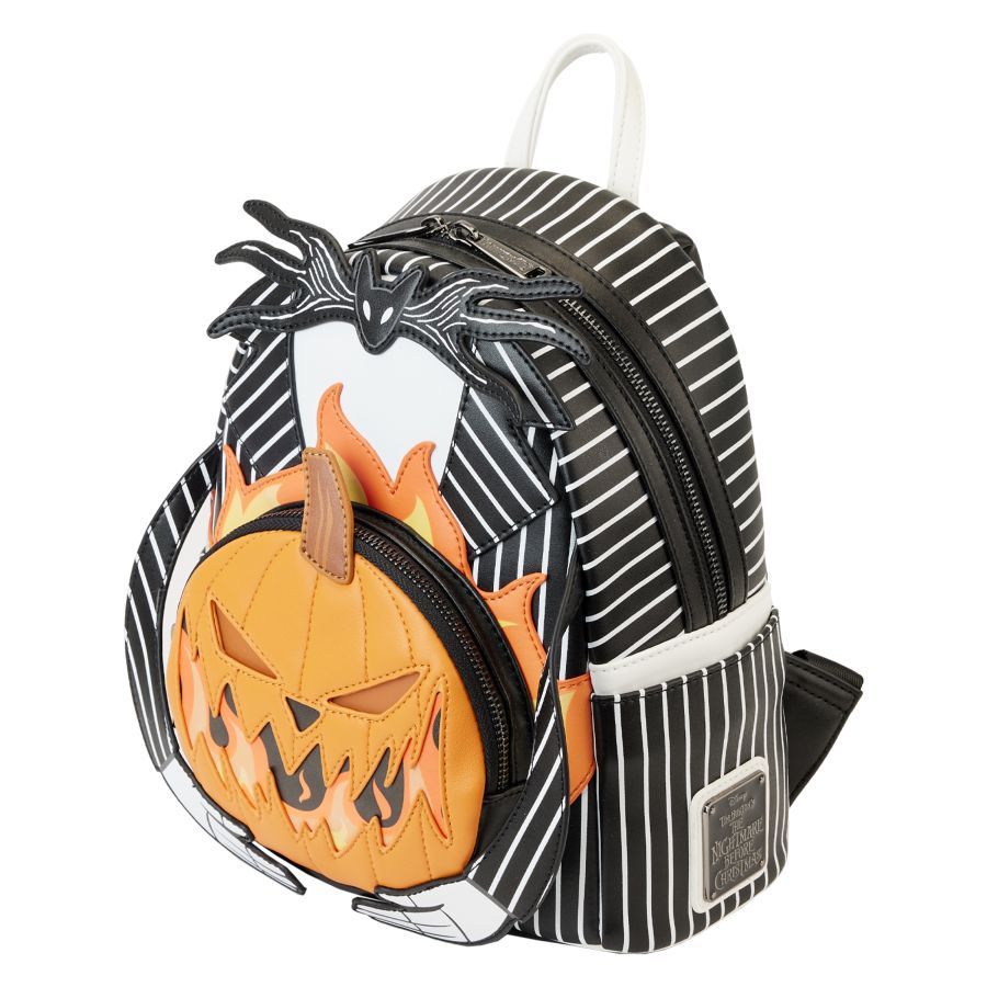 The Nightmare Before Christmas - Jack Pumpkin Glow Head Mini (Loungefly Backpack)