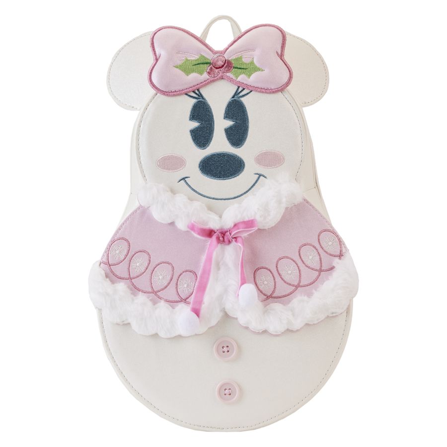 Disney - Minnie Mouse Pastel Snowman Mini (Loungefly Backpack)