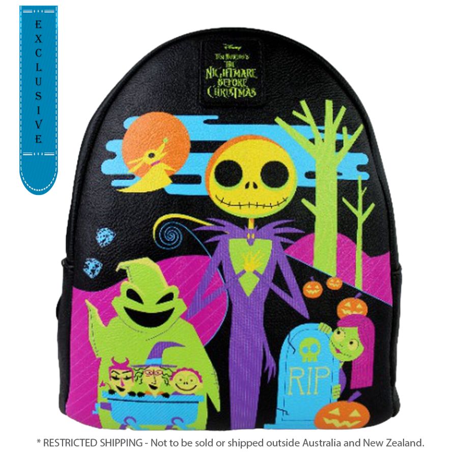 The Nightmare Before Christmas - Blacklight Mini (Loungefly Backpack)