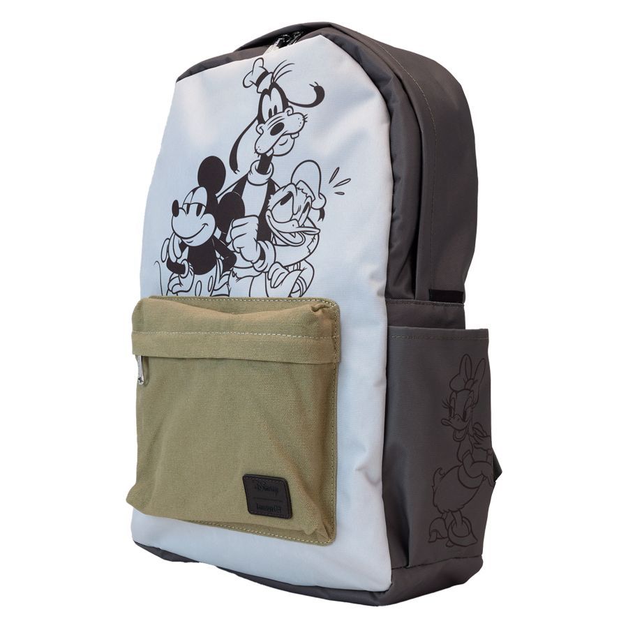 Mickey And Friends - Canvas And Nylon Full-Size (Loungefly Backpack)