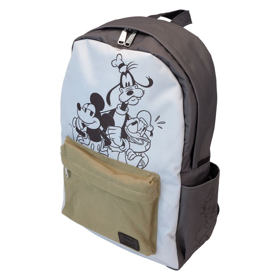 Mickey And Friends - Canvas And Nylon Full-Size (Loungefly Backpack)