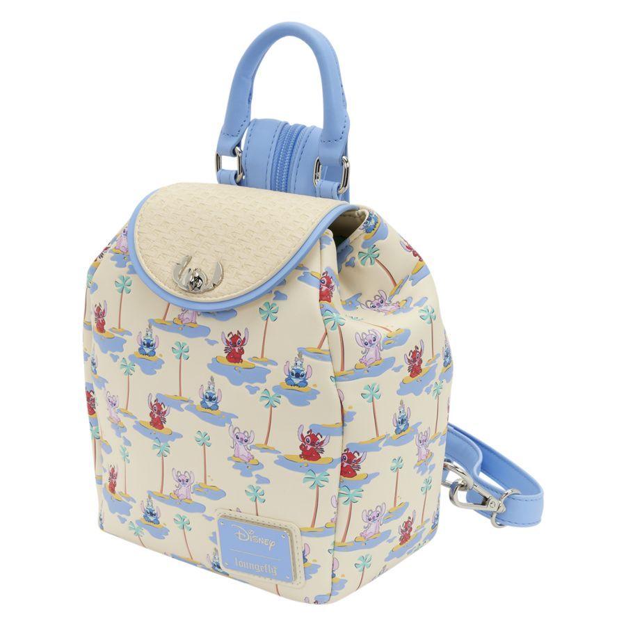 Lilo And Stitch - Stitch, Angel, And Leroy Micro Mini (Loungefly Backpack)