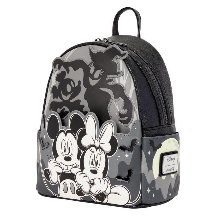Disney - Mickey & Minnie Ghost Light Up Glow Loungefly Backpack