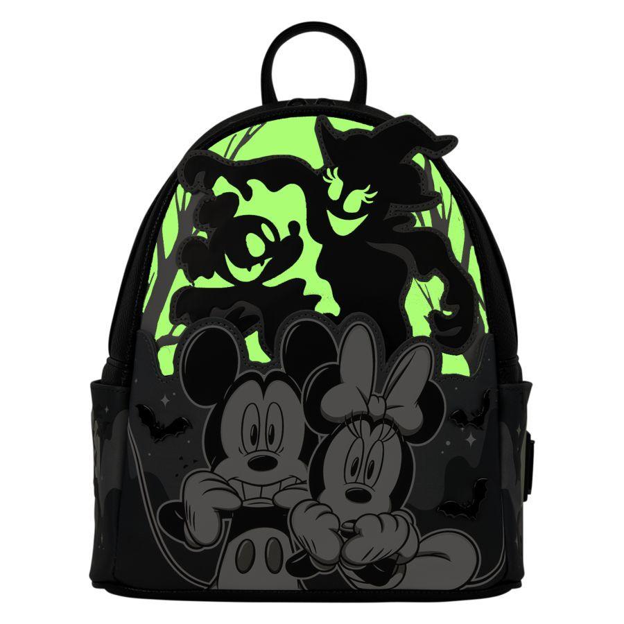 Disney - Mickey & Minnie Ghost Light Up Glow Loungefly Backpack
