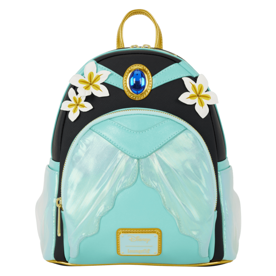 Aladdin - Princess Jasmine Cosplay Loungefly Backpack with Lamp Bag Charm