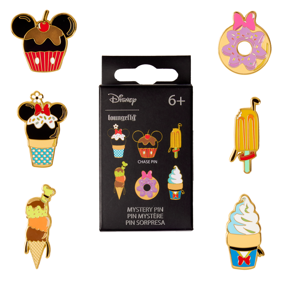 Disney - Sensational 6 Surprise Snack Pin Assortment - Display Of 12