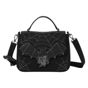 Disney - Mickey & Minnie Spiderweb and Bats Crossbody Bag