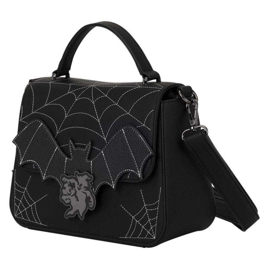 Disney - Mickey & Minnie Spiderweb and Bats Crossbody Bag