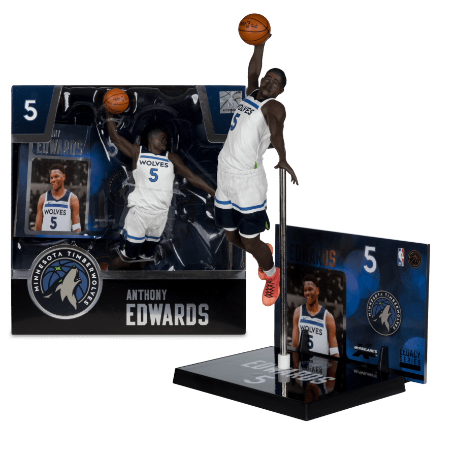 NBA - Anthony Edwards (Minnesota Timberwolves) Posed Figure