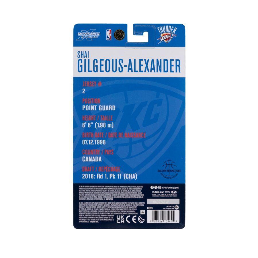 NBA - Shai Gilgeous-Alexander (Oklahoma City Thunder) 6″ Articulated Figure