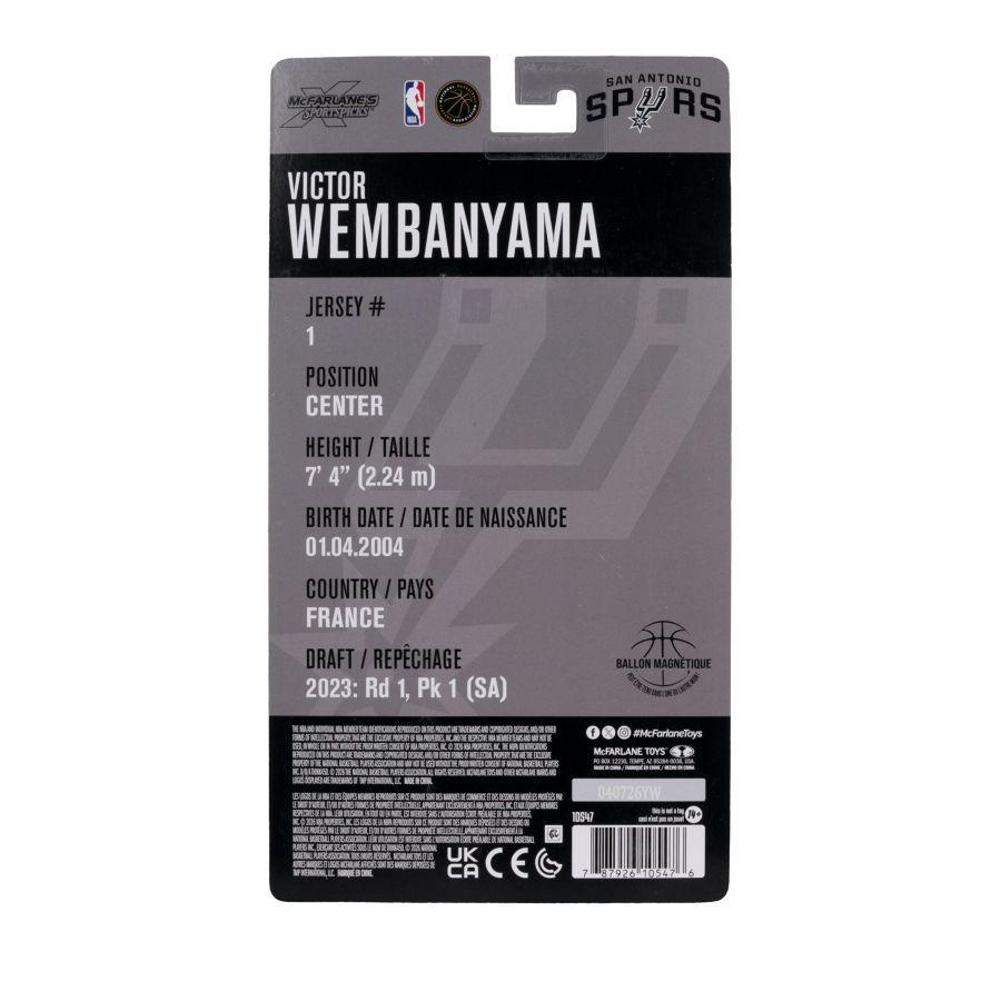 NBA - Victor Wembanyana (San Antonio Spur) 6″ Articulated Figure