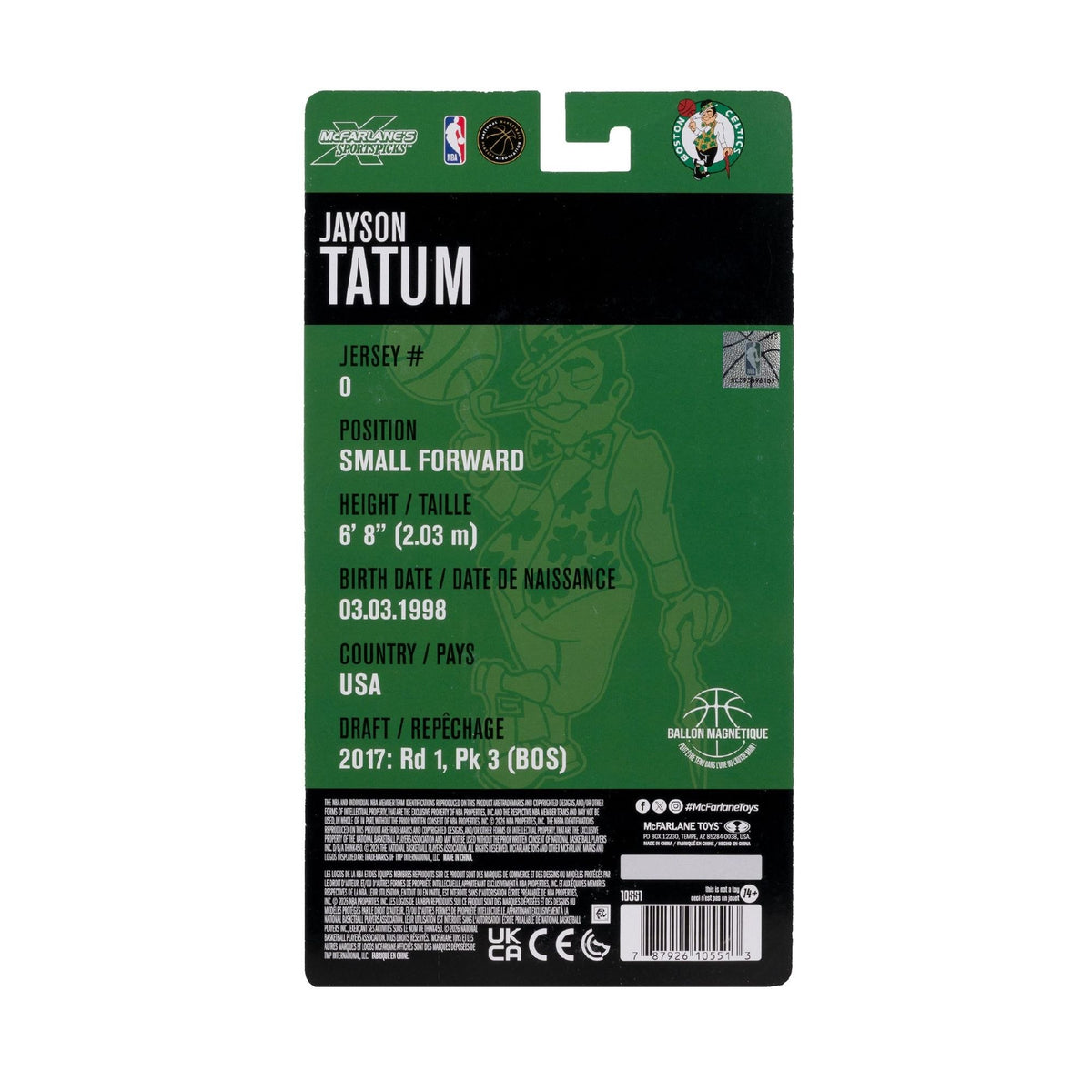 NBA - Jayson Tatum (Boston Celtics) 6″ Articulated Figure