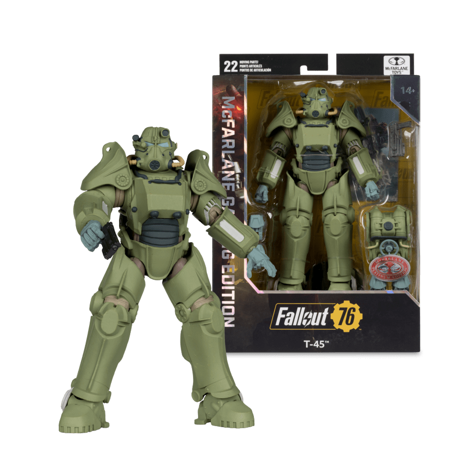 Fallout 76 - T-45 Military Armor (Chase Version) Gaming Edition 7″ Figure