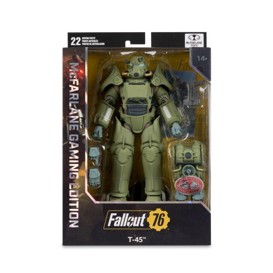 Fallout 76 - T-45 Military Armor (Chase Version) Gaming Edition 7″ Figure