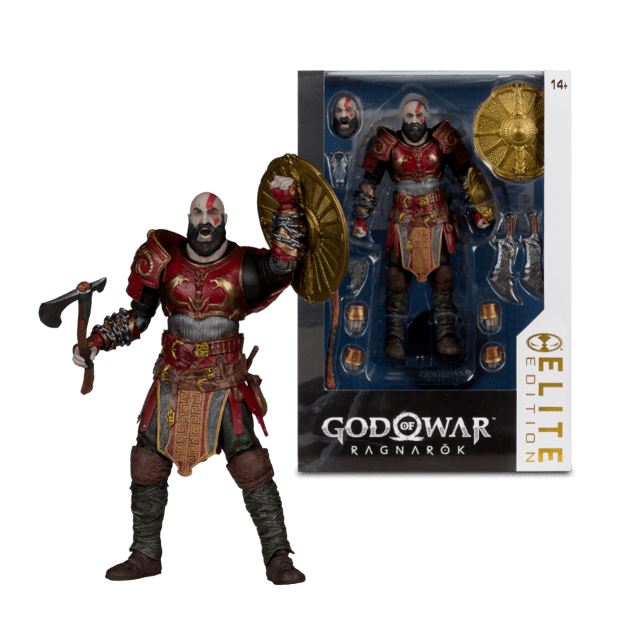 God Of War Ragnarok - Kratos with Ares Armor Elite Edition 7″ Figure
