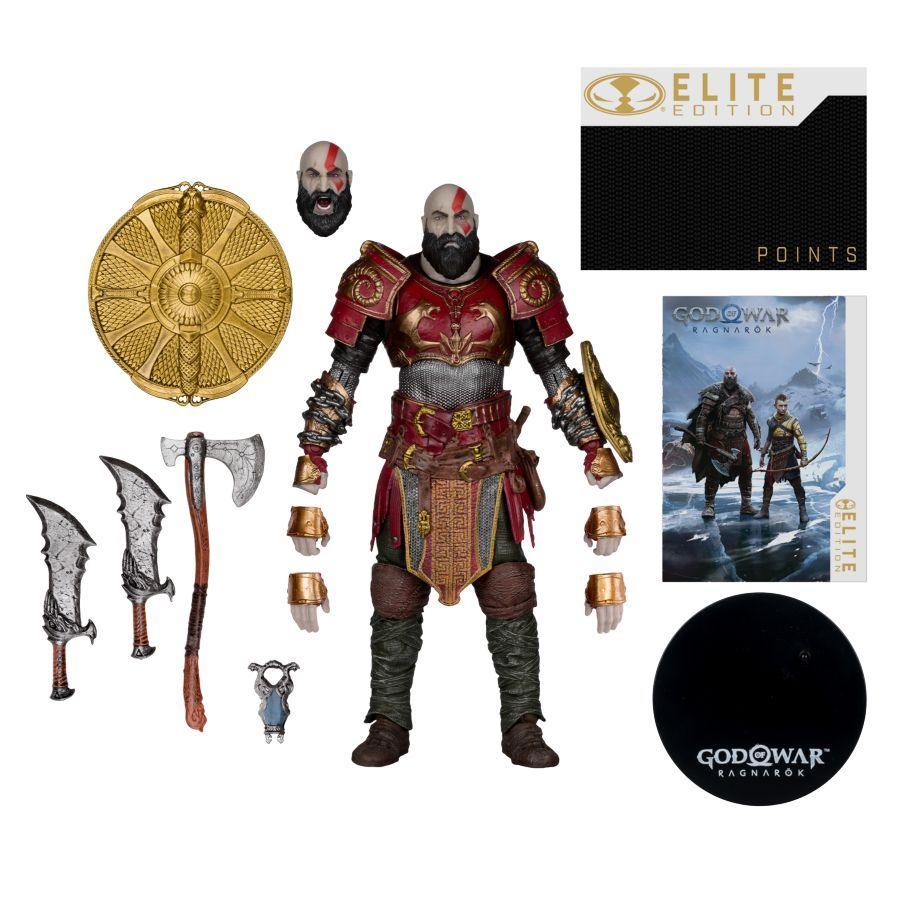 God Of War Ragnarok - Kratos with Ares Armor Elite Edition 7″ Figure