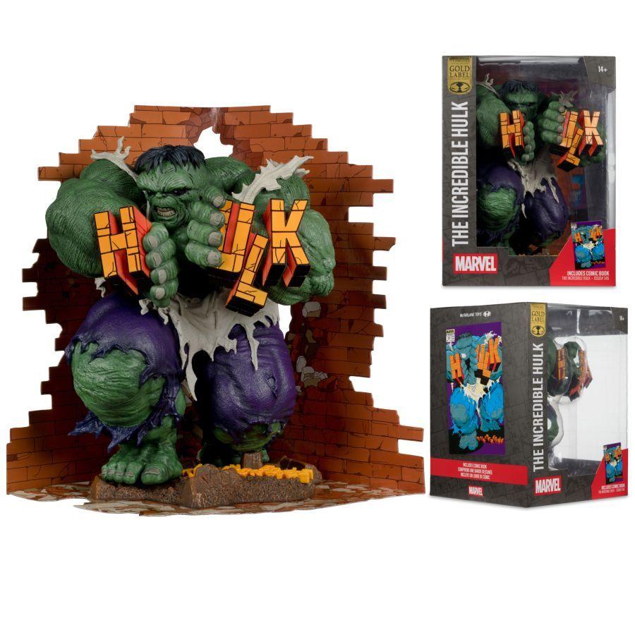 Marvel Comics - Incredible Hulk (The Incredible Hulk #345) Variant Gold Label 1:6 Scale Figure