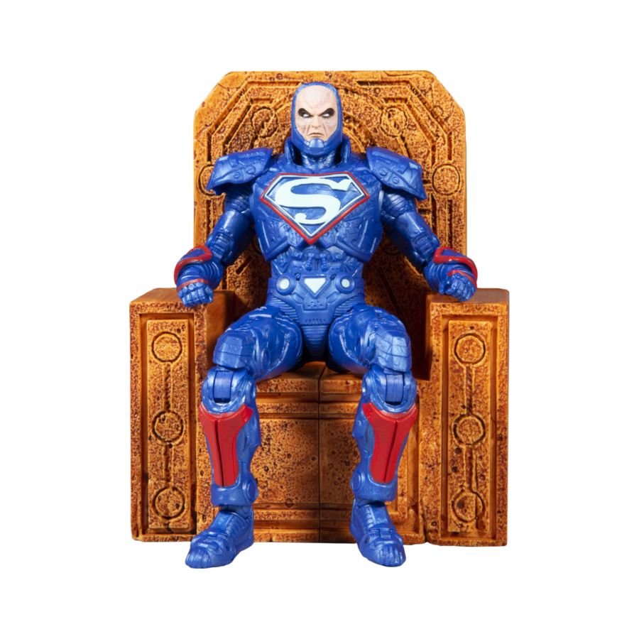 DC - Luthor Power Suit BU w/Throne 7″ Figure
