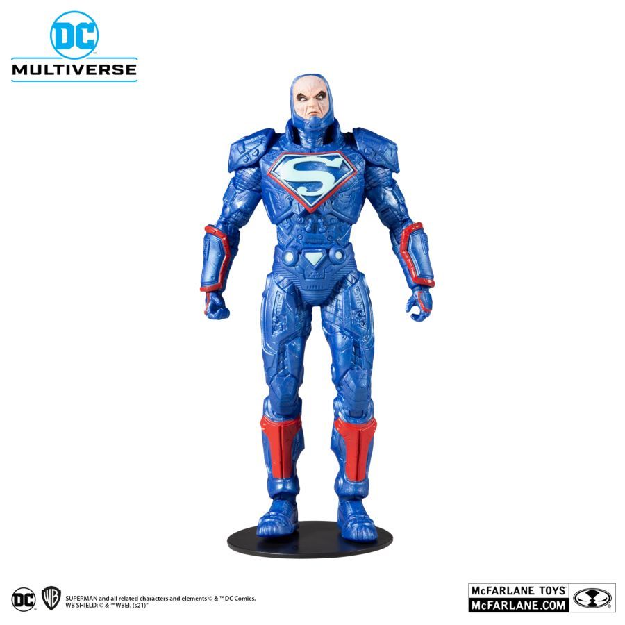 DC - Luthor Power Suit BU w/Throne 7″ Figure