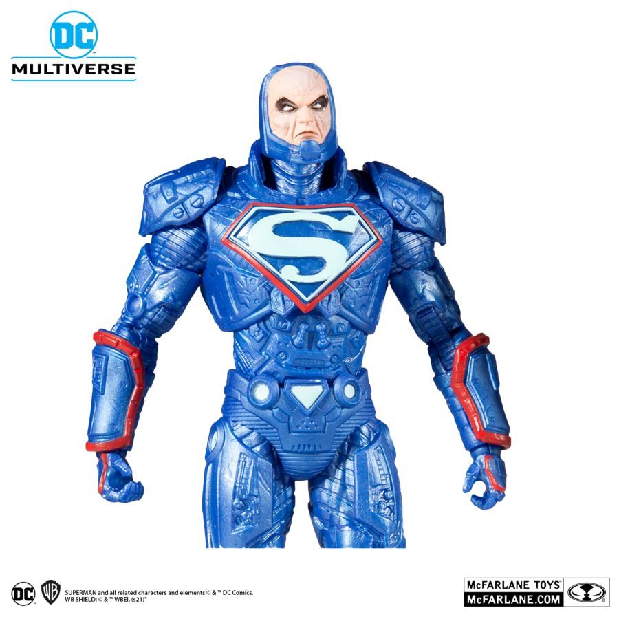 DC - Luthor Power Suit BU w/Throne 7″ Figure