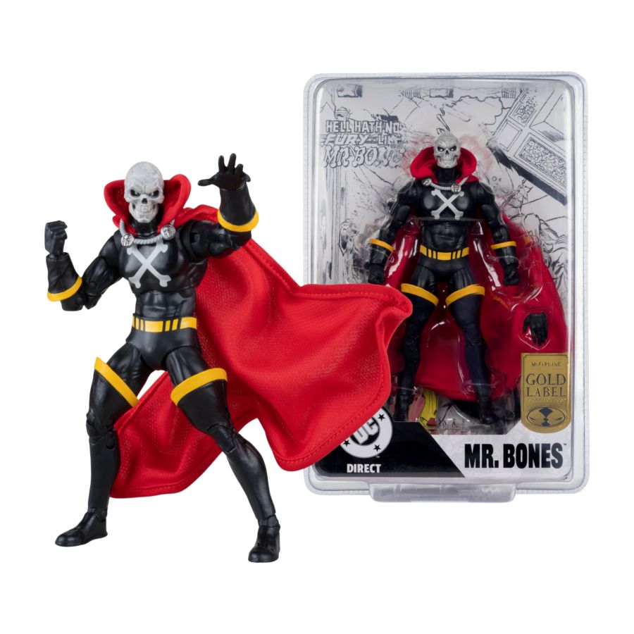 DC Comics -  Mr. Bones (Infinity Inc #16) Gold Label 7″ Action Figure