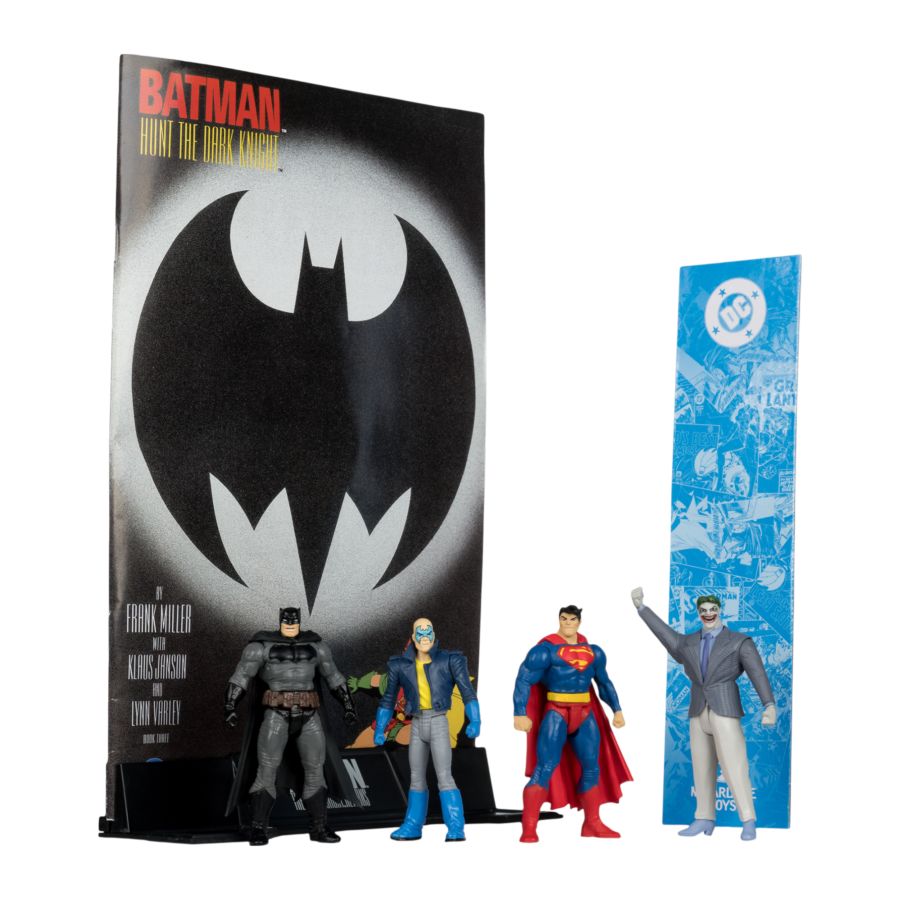 DC Comics - Batman, Son Of Batman, Superman & Joker Page Punchers 3″ Figure with Comic 4-Pack