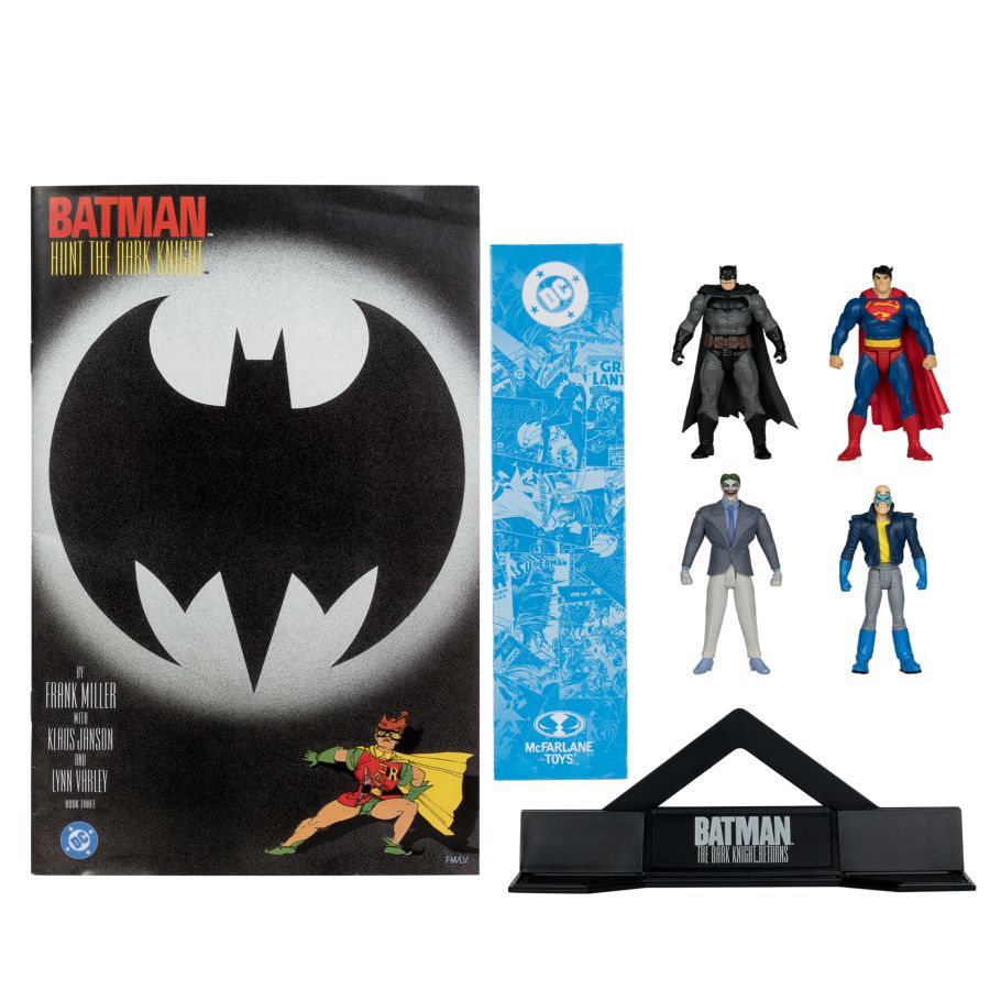 DC Comics - Batman, Son Of Batman, Superman & Joker Page Punchers 3″ Figure with Comic 4-Pack