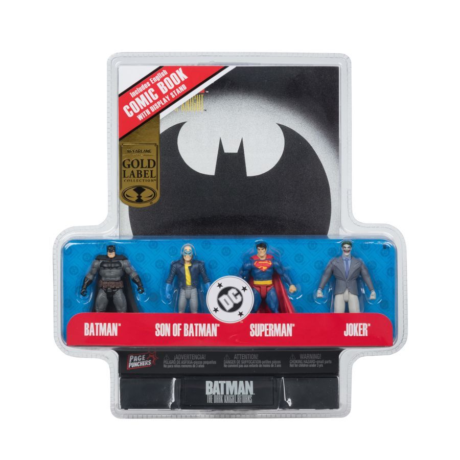 DC Comics - Batman, Son Of Batman, Superman & Joker Page Punchers 3″ Figure with Comic 4-Pack