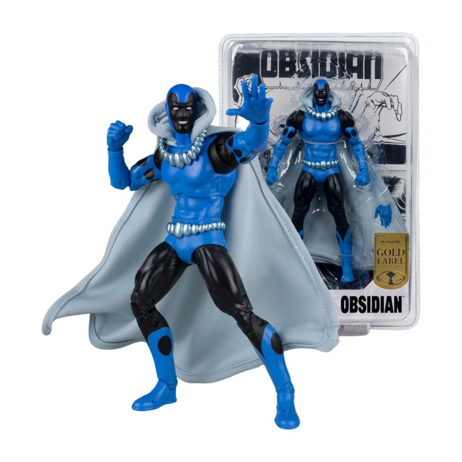 DC Comics -  Obsidian (Infinity Inc #16) Gold Label 7″ Action Figure