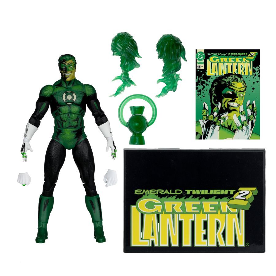 DC Multiverse - Green Lantern Emerald Twilight (Gold Label) 7″ Cover Recreactions Figure