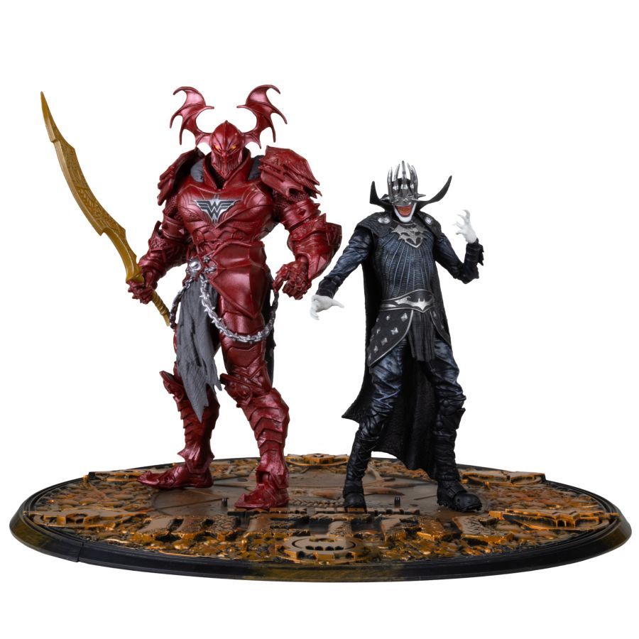 DC Comics - Batman Who Laughs #4 (Knight Armor) & The Merciless (Dark Multiverse) 2-Pack