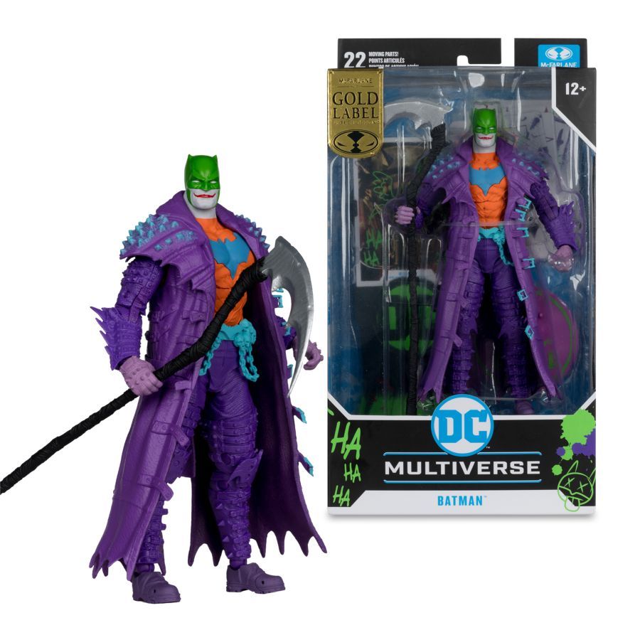 DC Multiverse - Batman (Jokerized) 7″ Gold Label Figure