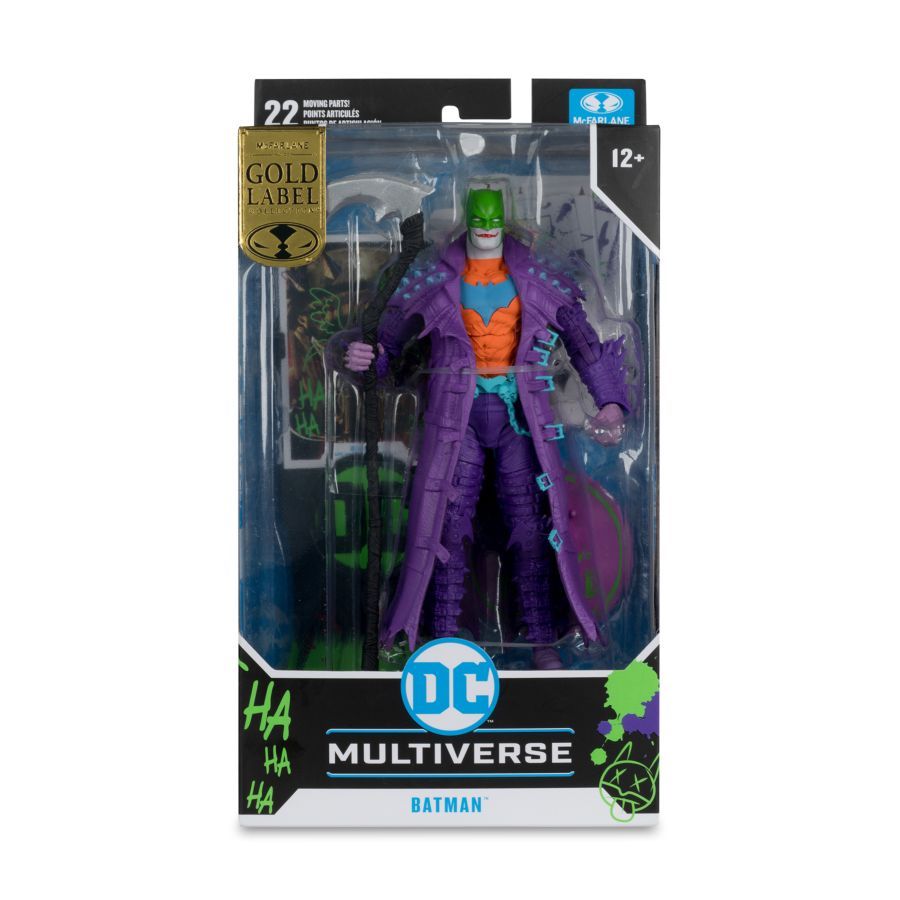 DC Multiverse - Batman (Jokerized) 7″ Gold Label Figure
