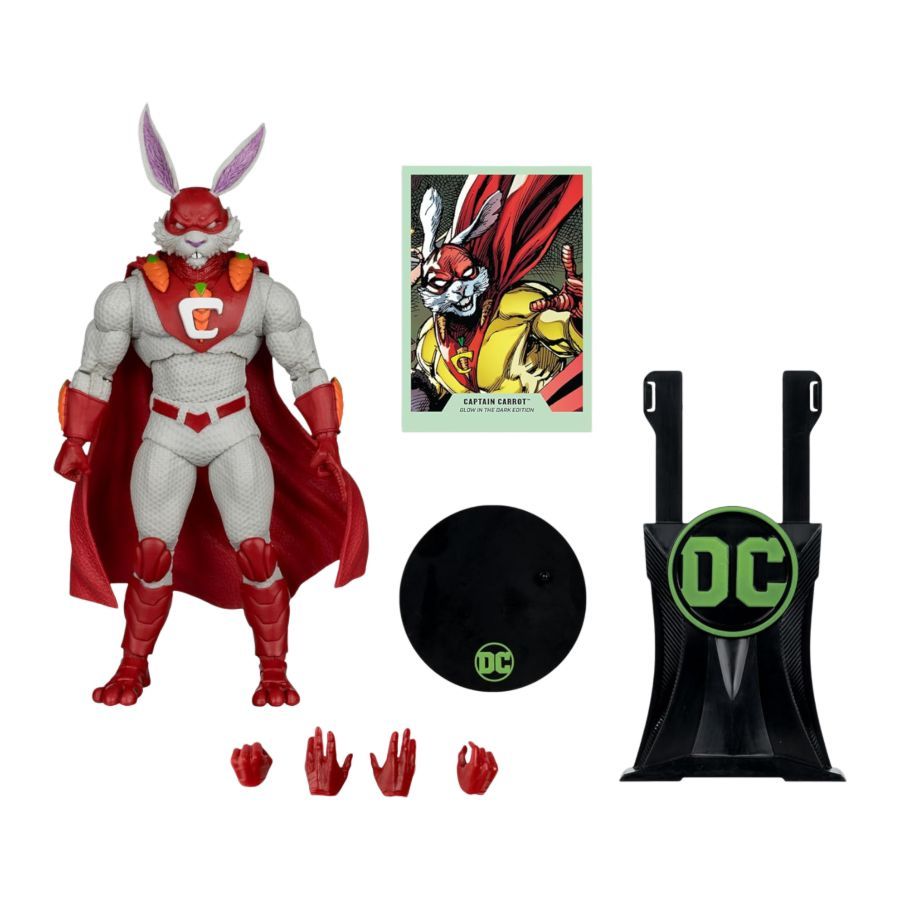 DC Multiverse - Captain Carrot (Glow in the dark) Gold Label 7″ Figure