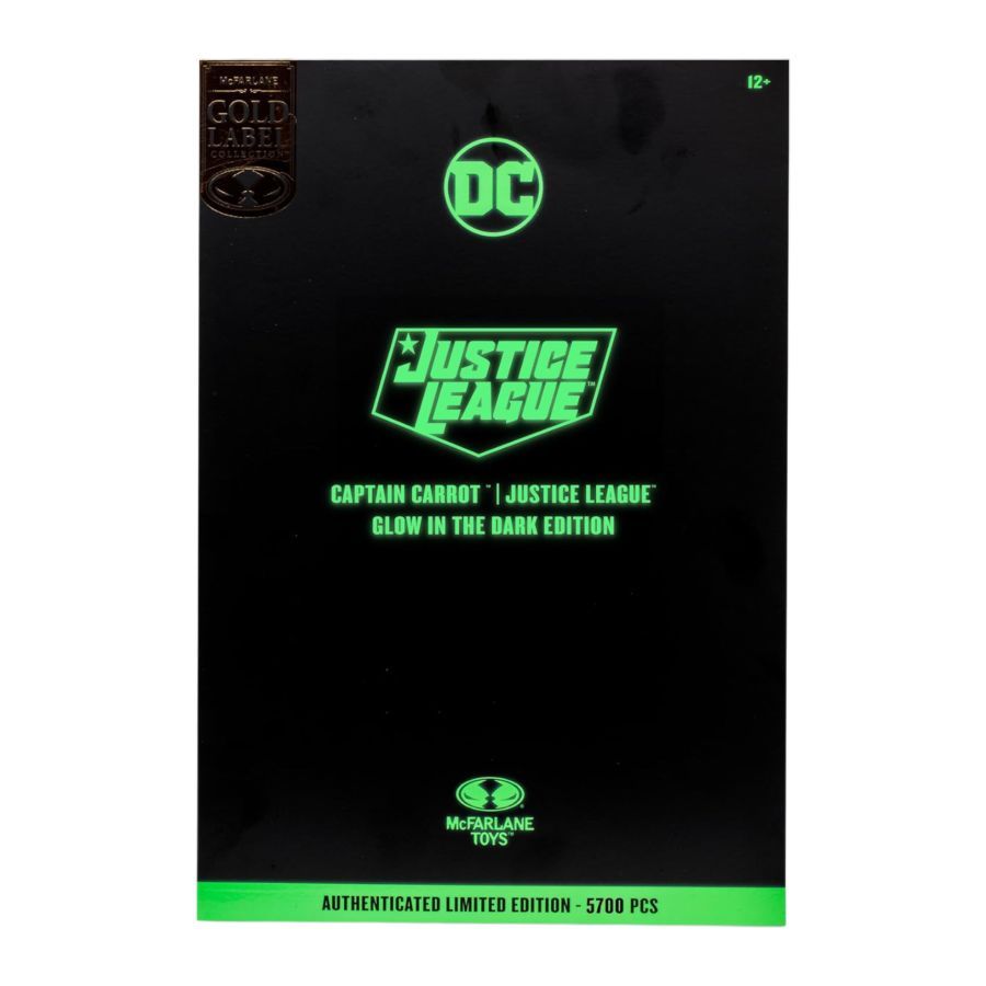 DC Multiverse - Captain Carrot (Glow in the dark) Gold Label 7″ Figure