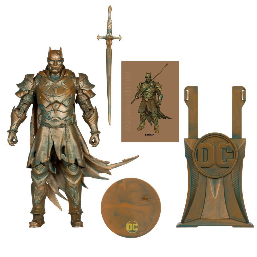 DC Multiverse - Batman (Dark Knights Of Steel) Patina Gold Label 7″ Figure