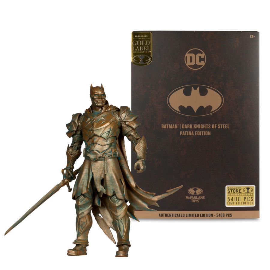 DC Multiverse - Batman (Dark Knights Of Steel) Patina Gold Label 7″ Figure