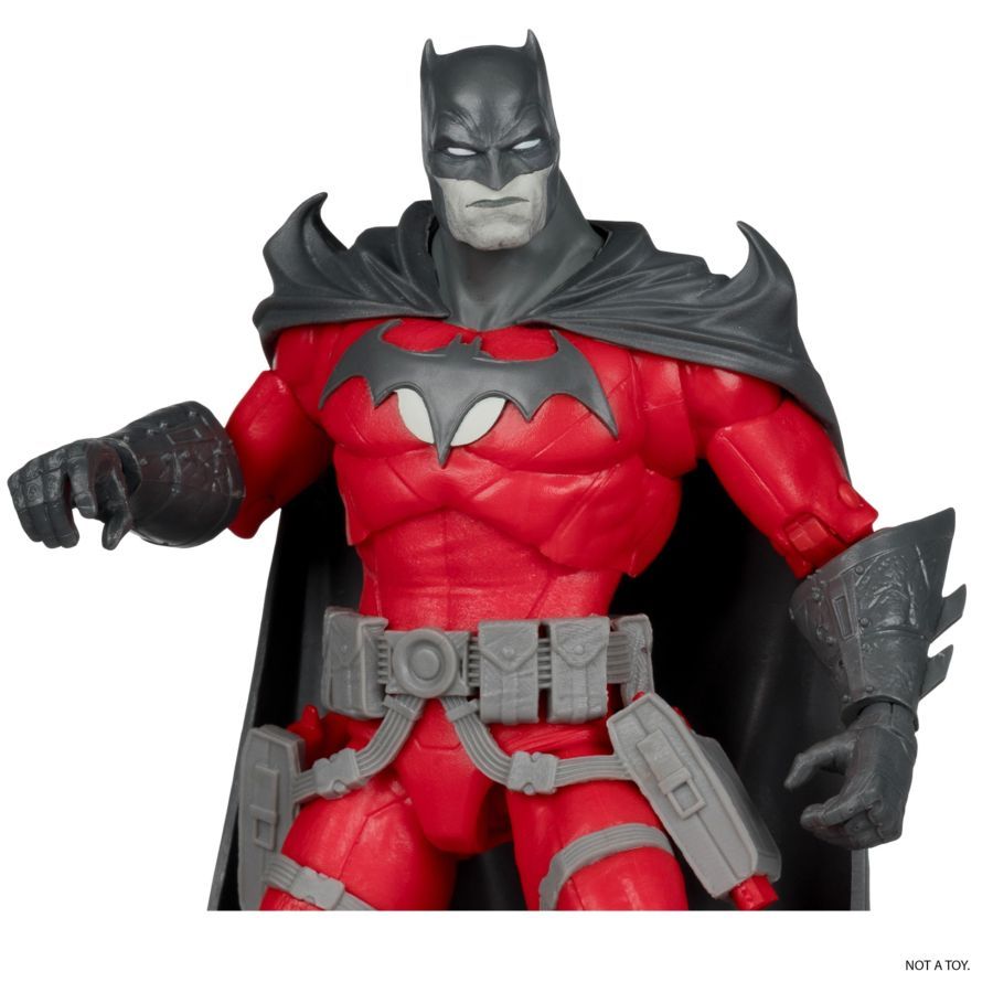 DC Multiverse - Batman Flashpoint Black & White with Accent (Gold Label) 7″ Action Figure
