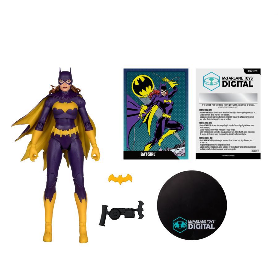 DC Comics - Batgirl (Purple Costume) Digital 7″ Figure