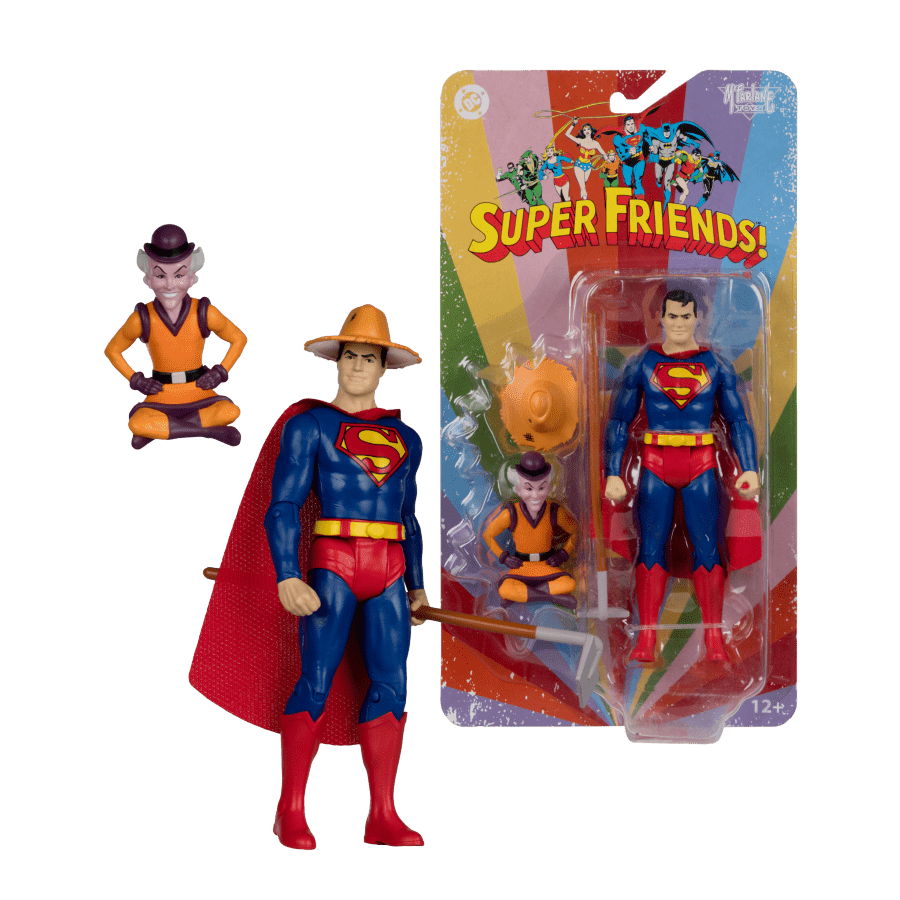 DC Comics - Farmer Superman And Mr Mxyzptlk Retro Super Friends 6″ Figure