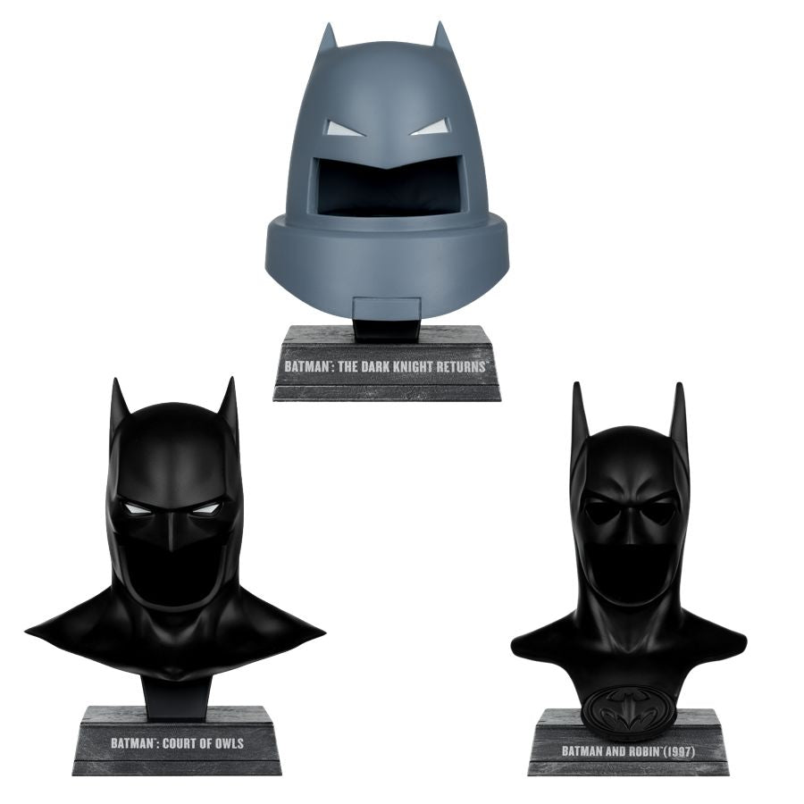 DC Comics - Batman Cowl 1:3 Scale Prop Replica Assortment